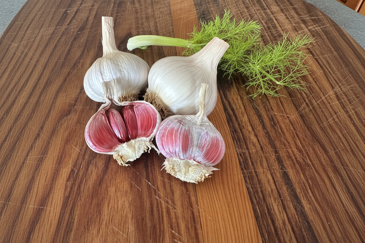 Priddles Hilston garlic variety
